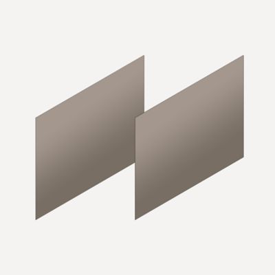 Robern Cartesian & Profiles Side Kit, 15" H x 21" D