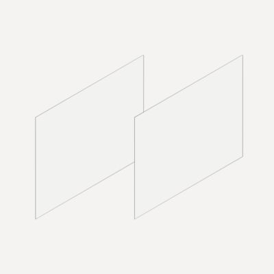 Robern Cartesian & Profiles Side Kit, 15" H x 21" D