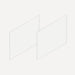 Robern Cartesian & Profiles Side Kit, 15" H x 21" D