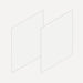 Robern Cartesian & Profiles Side Kit, 22-1/2" H x 21" D
