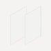 Robern Cartesian & Profiles Side Kit, 30" H x 21" D