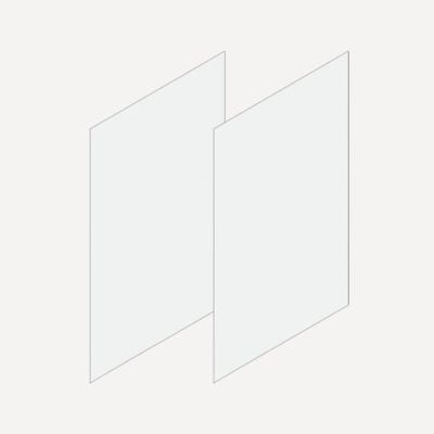 Robern Cartesian & Profiles Side Kit, 30" H x 21" D