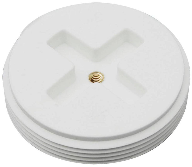 Sioux Chief 878-40PK 4" Slotted Cleanout Plug with Threaded Brass Insert