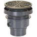 Sioux Chief 832-2PNR FinishLine Adjustable On-Grade Floor Drain, 2 in Nominal, Hub Connection, Nickel Bronze/PVC