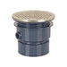 Sioux Chief 852-4PNR On-Grade Cleanout With Nickel Bronze Ring and Cover, Round, Fits Pipe Size: 4 in, PVC