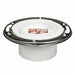 Sioux Chief 884-PTM 3" Hub or Inside 4" PVC Knockout Closet Flange with Stainless Steel Ring