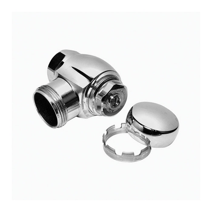 Sloan Valve Company 3308386 Bak-Chek Screwdriver Angle Stop With Vandal-Resistant Cap, NPTF Connection, Chrome