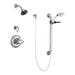 Commercial T13H T13H332 Universal Dual Shower Trim Diverter Hand Shower and Grab Bar - Chrome