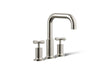 KOHLER Purist Deck-mount bath faucet trim with Cross handles