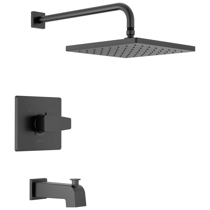 Delta Modern T14468 Monitor 14 Series Tub & Shower Trim - Matte Black