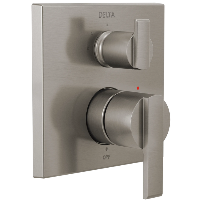 Delta Ara T24867 Angular Modern Monitor 14 Series Valve Trim with 3-Setting Integrated Diverter