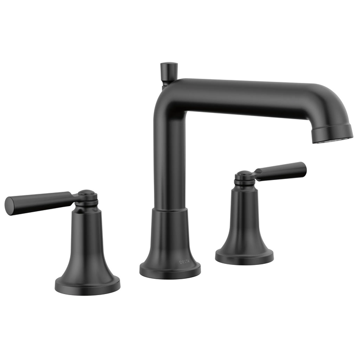 Delta Saylor T2736 Roman Tub Trim - Matte Black