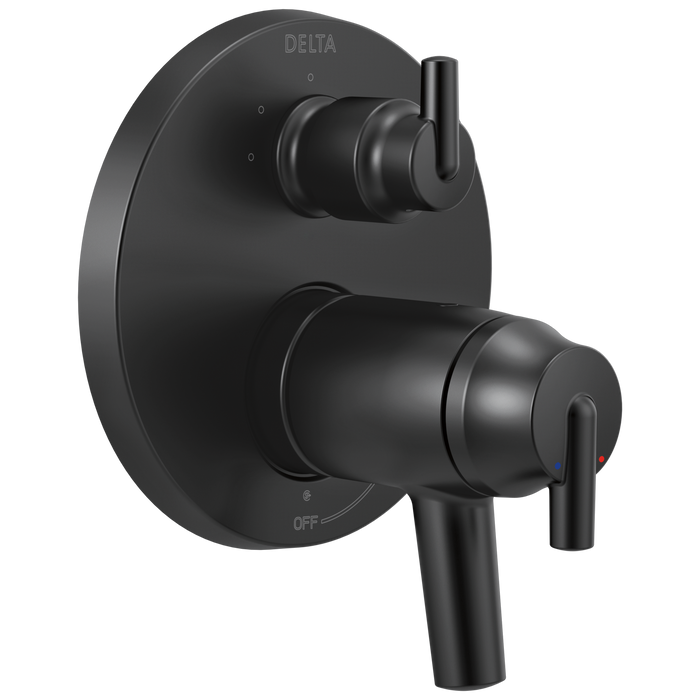 Contemporary TempAssure 17T Series Valve Trim with 3-Setting Integrated Diverter