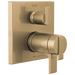 Delta Delta Ara: Angular Modern TempAssure 17T Series Valve Trim with 3-Setting Integrated Diverter