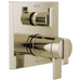 Delta Delta Ara: Angular Modern TempAssure 17T Series Valve Trim with 3-Setting Integrated Diverter