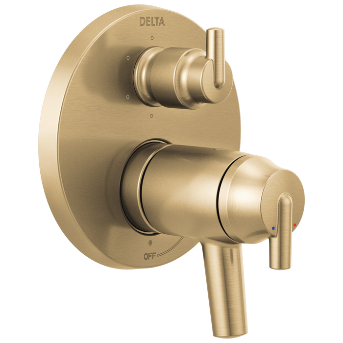 Contemporary TempAssure 17T Series Valve Trim with 6-Setting Integrated Diverter