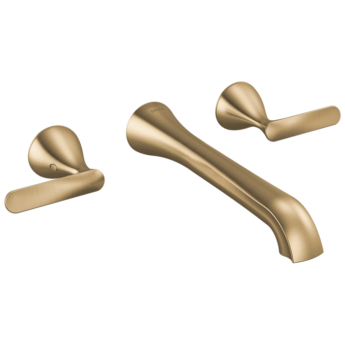 Delta Bonacci T3545LF Two Handle Wall Mount Bathroom Faucet