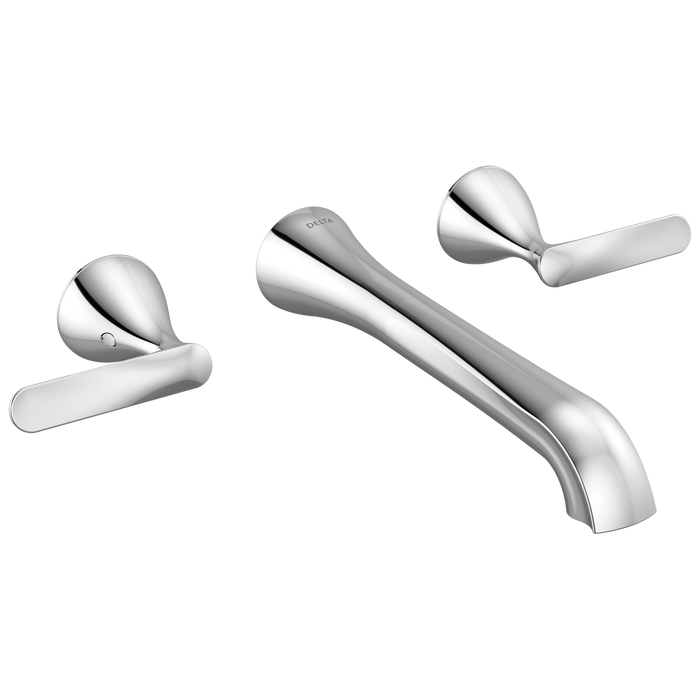 Delta Bonacci T3545LF Two Handle Wall Mount Bathroom Faucet