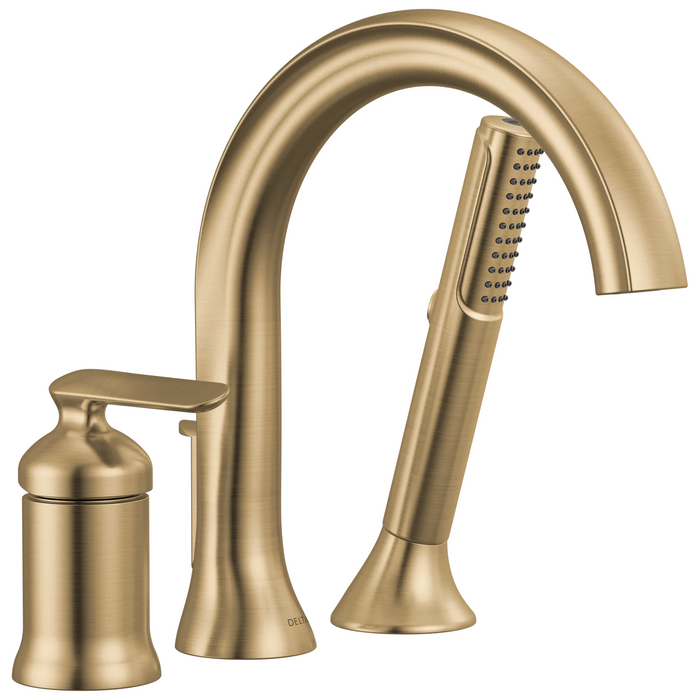 Delta Bonacci T3745 Three Hole Roman Tub Trim with Hand Shower