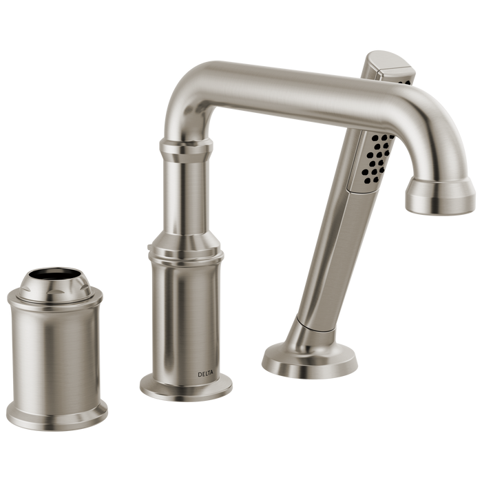 Delta Broderick T3784 Three Hole Roman Tub Trim with Hand Shower - Less Handle