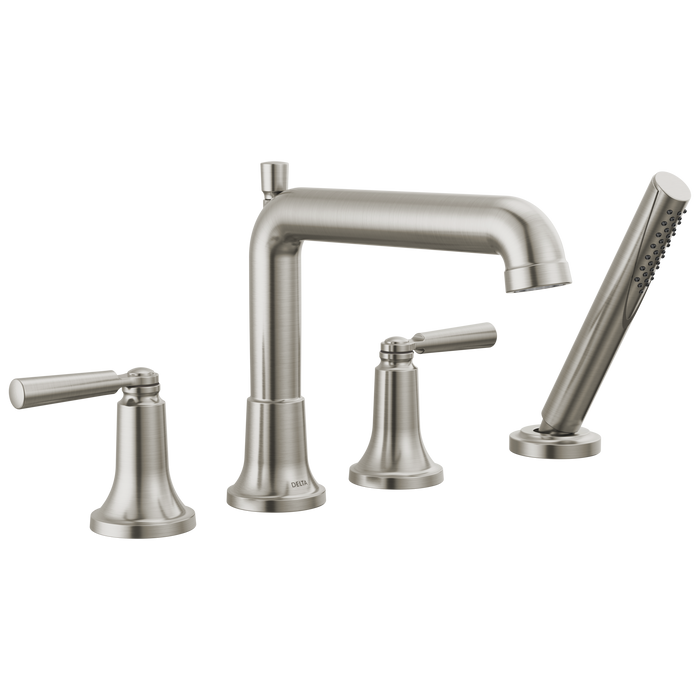 Delta Saylor T4736 Roman Tub Trim with Hand Shower - Stainless