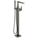 Delta Trillian T4743 Single Handle Floor Mount Tub Filler Trim