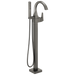 Single Handle Floor Mount Tub Filler Trim
