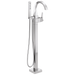 Delta Trillian T4743 Single Handle Floor Mount Tub Filler Trim