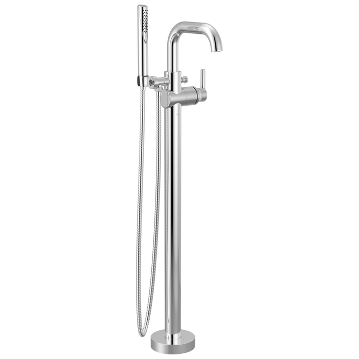 Delta Trinsic T4754 Floor Mount Tub Filler