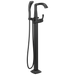 Delta Stryke T4776 Single Handle Floor Mount Tub Filler Trim - Matte Black
