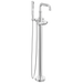 Delta Broderick T4784 Floor Mount Tub Filler Trim- Less Handle