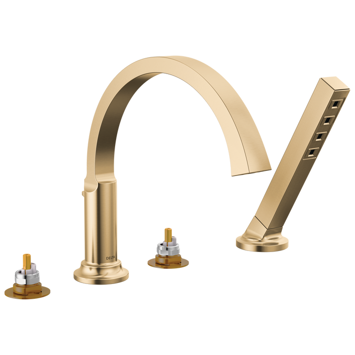Delta Tetra T4788 Roman Tub Trim with Hand Shower