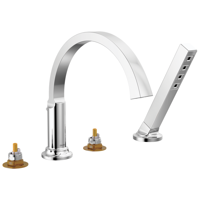 Delta Tetra T4788 Roman Tub Trim with Hand Shower