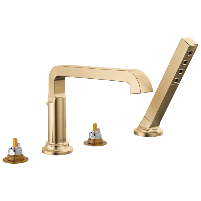Delta Tetra Roman Tub Trim With Hand Shower