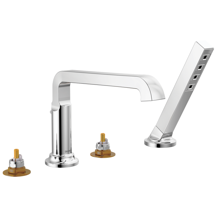 Delta Tetra: Roman Tub Trim with Hand Shower
