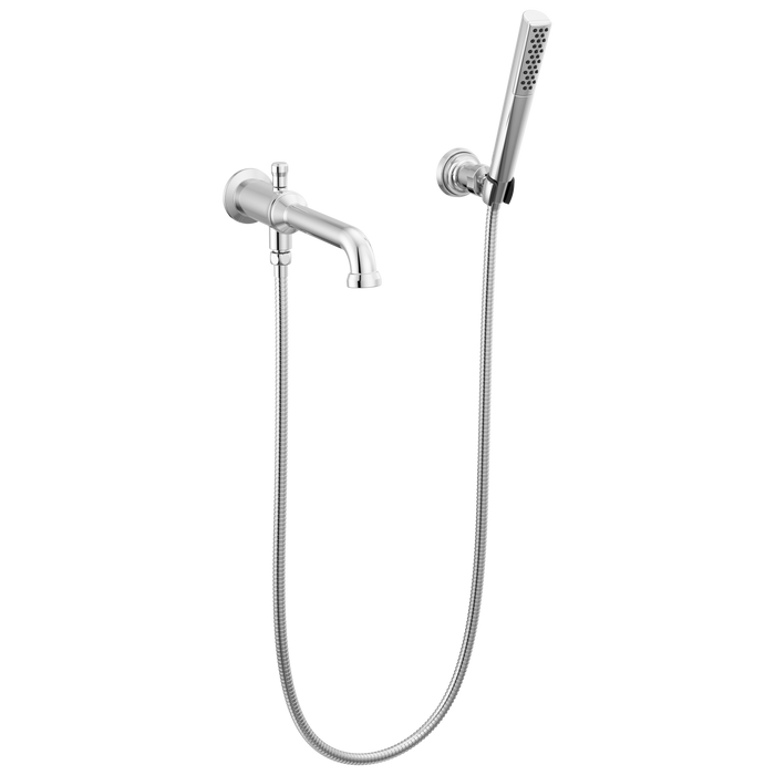 Delta Broderick T5784 Wall Mount Tub Filler Trim with Hand Shower - Less Handles