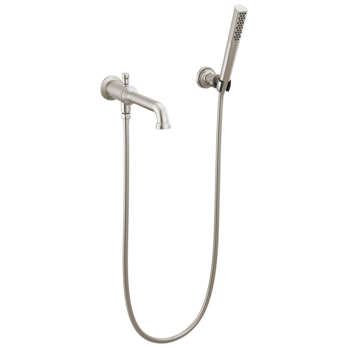 Delta Broderick T5784 Wall Mount Tub Filler Trim with Hand Shower - Less Handles