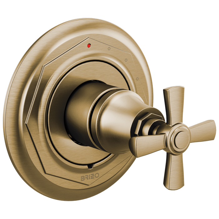 Brizo Rook T60P061 Pressure Balance Valve Only Trim - Luxe Gold
