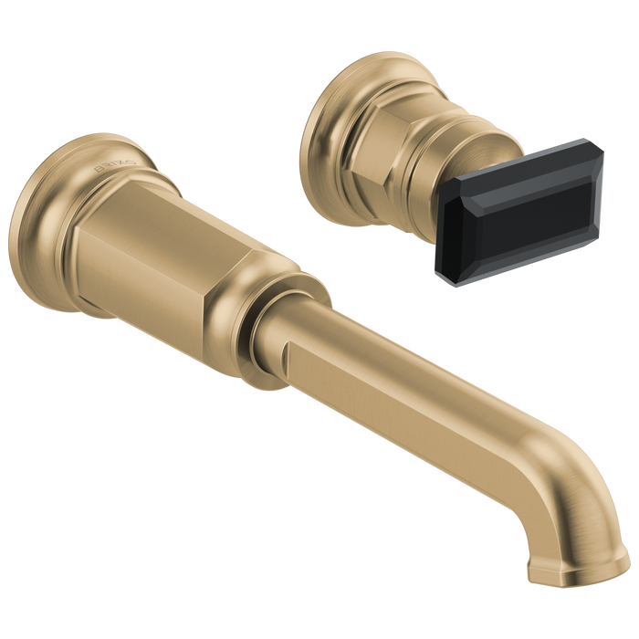 Brizo Invari T65776LF Two-Hole, Single-Handle Wall Mount Lavatory Faucet - Less Handle 1.2 GPM