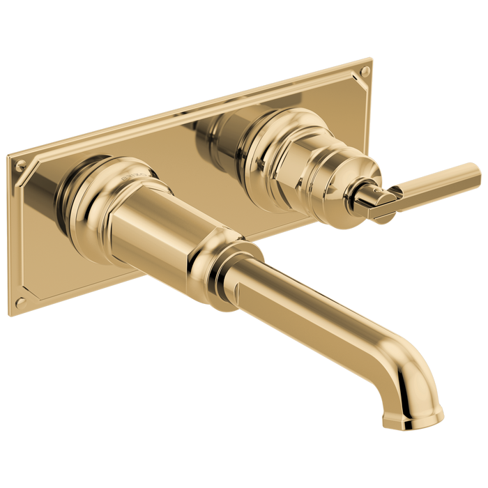 Brizo Invari T65776LF Two-Hole, Single-Handle Wall Mount Lavatory Faucet - Less Handle 1.2 GPM