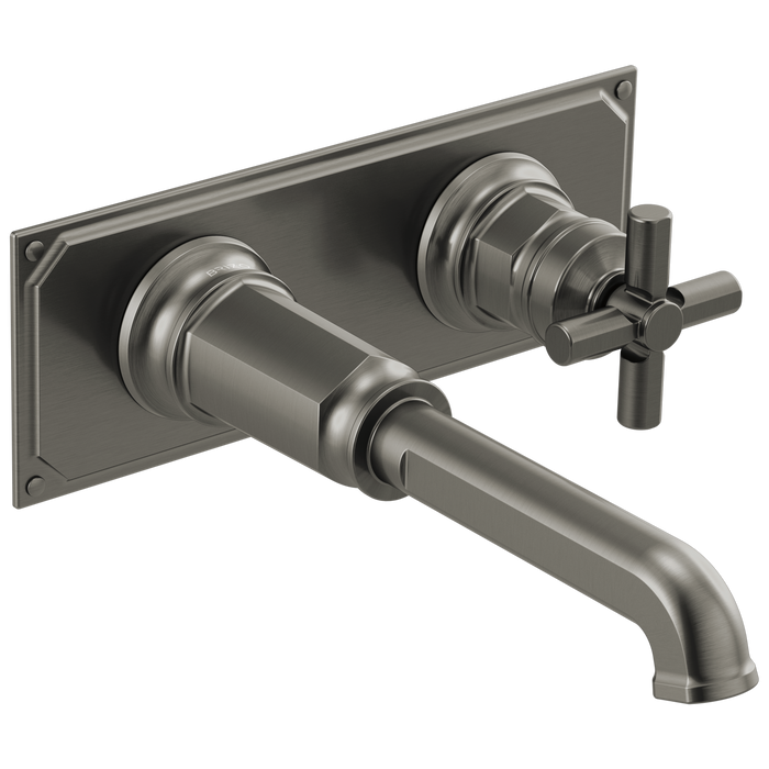 Brizo Invari T65776LF Two-Hole, Single-Handle Wall Mount Lavatory Faucet - Less Handle 1.2 GPM
