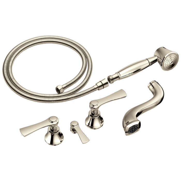 Brizo Rook: Two-Handle Tub Filler Trim Kit with Lever Handles