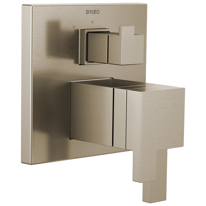 Brizo Siderna T75580 TempAssure Thermostatic Valve with Integrated 3-Function Diverter Trim
