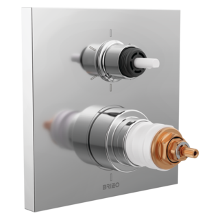Brizo Frank Lloyd Wright T75622 TempAssure Thermostatic Valve with 6-Function Integrated Diverter Trim - Less Handles