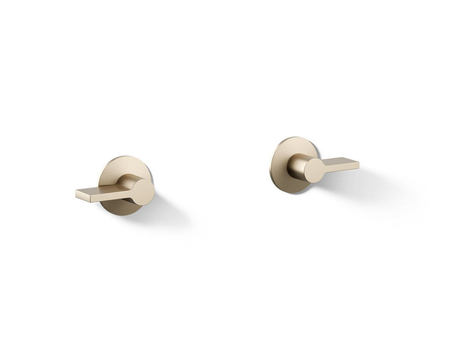 KOHLER Components Wall-mount bathroom sink faucet Lever handle trim