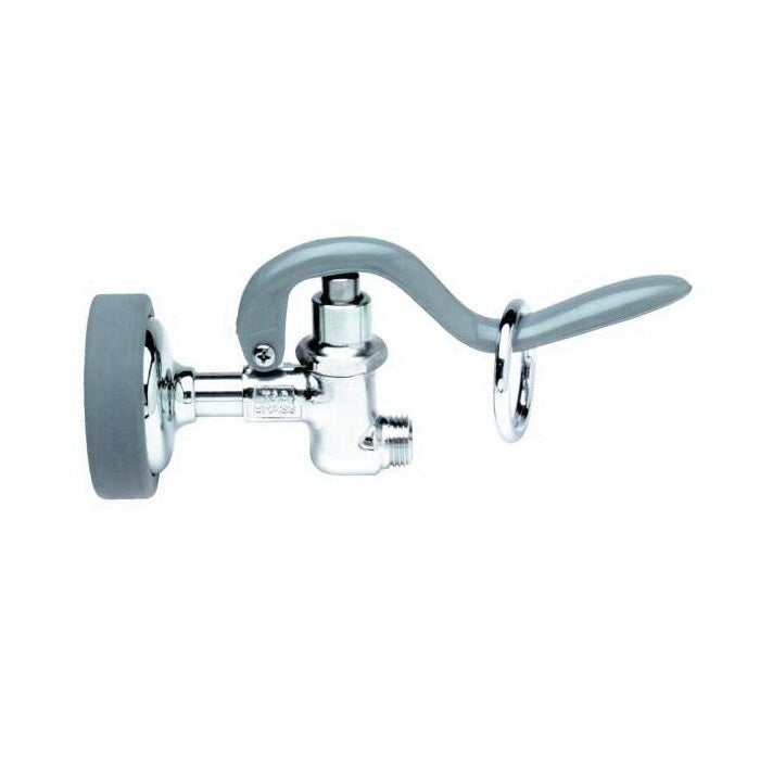 T&S Brass B-0107 Spray Valve, Brass, Polished Chrome