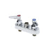 T&S Brass B-1110-LN Deck, T & S Workboard Mixing Faucet, Chrome-Plated