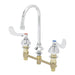 T&S Brass B-2867-04 Swivel/Rigid Medical Faucet, 2.2 gpm, 6-1/4 in H Spout