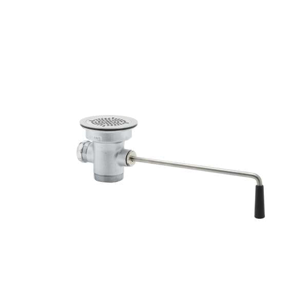 T&S Brass B-3952 Waste Drain Valve, 2 x 1-1/2 in, MNPT x FNPT, Brass