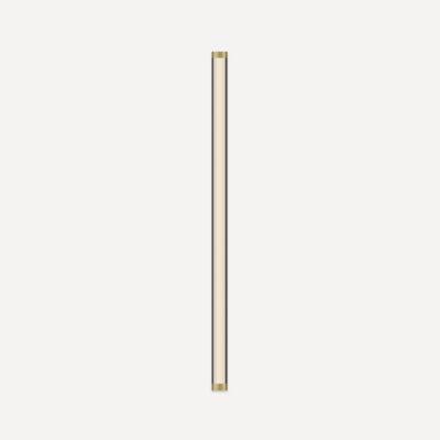 Robern Tenor Tenor Lighting, Sconce, 1-3/8" x 30" x 2", Fluted, Brass, Dimmable, Warm White (3000K)